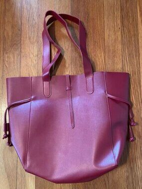 NO BRAND | burgundy laptop/tote bag NEW
